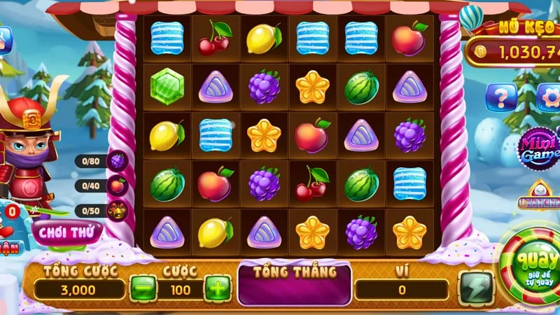 Hãy trải nghiệm slot game Candy Fruit tại Rikvip